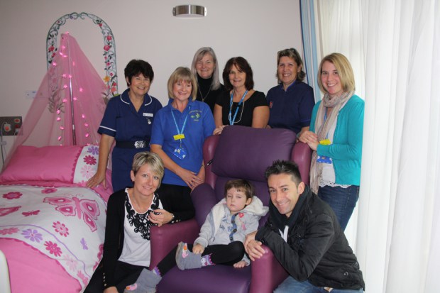 Sophie Opens Childrens Rooms at Hospice
