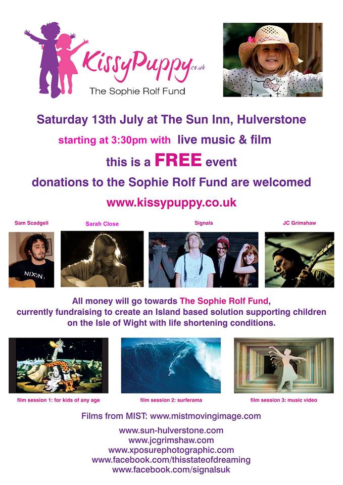 Music and Film Event for Sophie Rolf