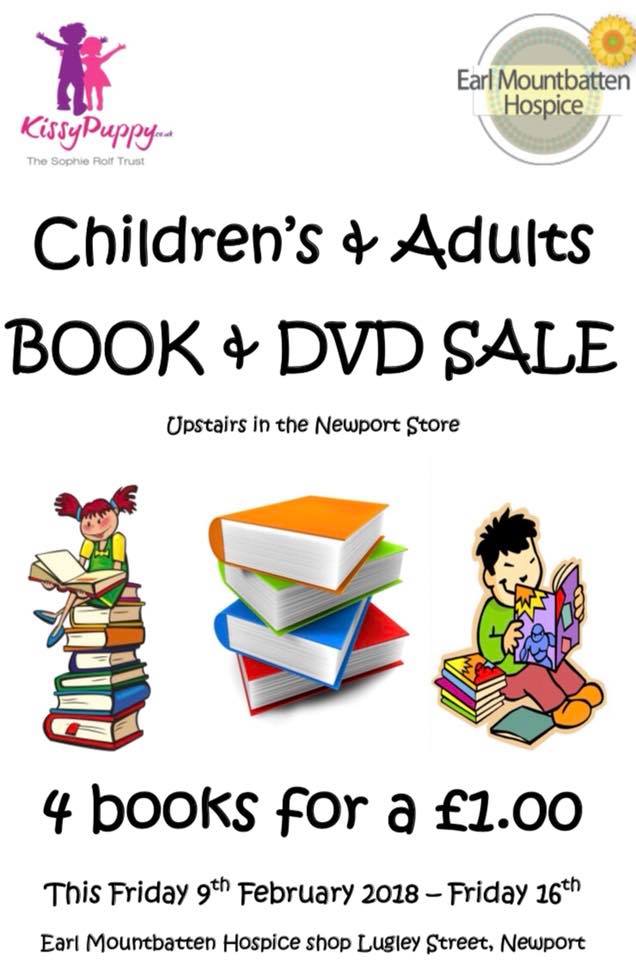 Book & DVD Sale in Sophie’s Shop