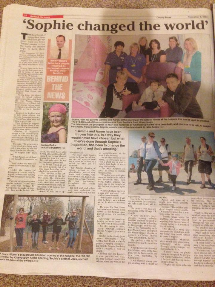 Fantastic article in County Press this week