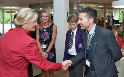 HRH Sophie, Countess of Wessex visits Earl Mountbatten Hospice